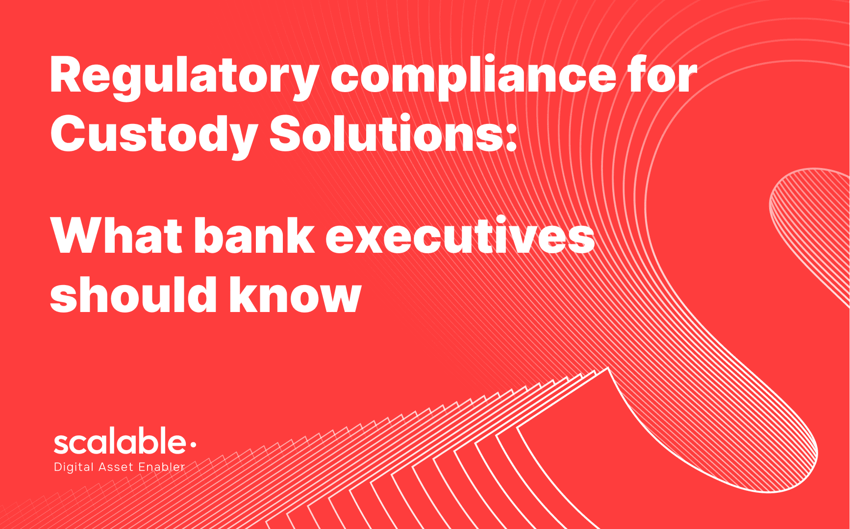 Regulatory Compliance for Custody Solutions: What Bank Executives Should  Know | Blog | Trends, Insights & Innovations in Digital Assets